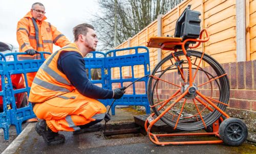 CCTV drainage surveying equipment used for inspections.